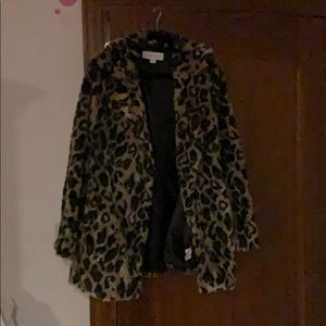 Cheetah print jacket